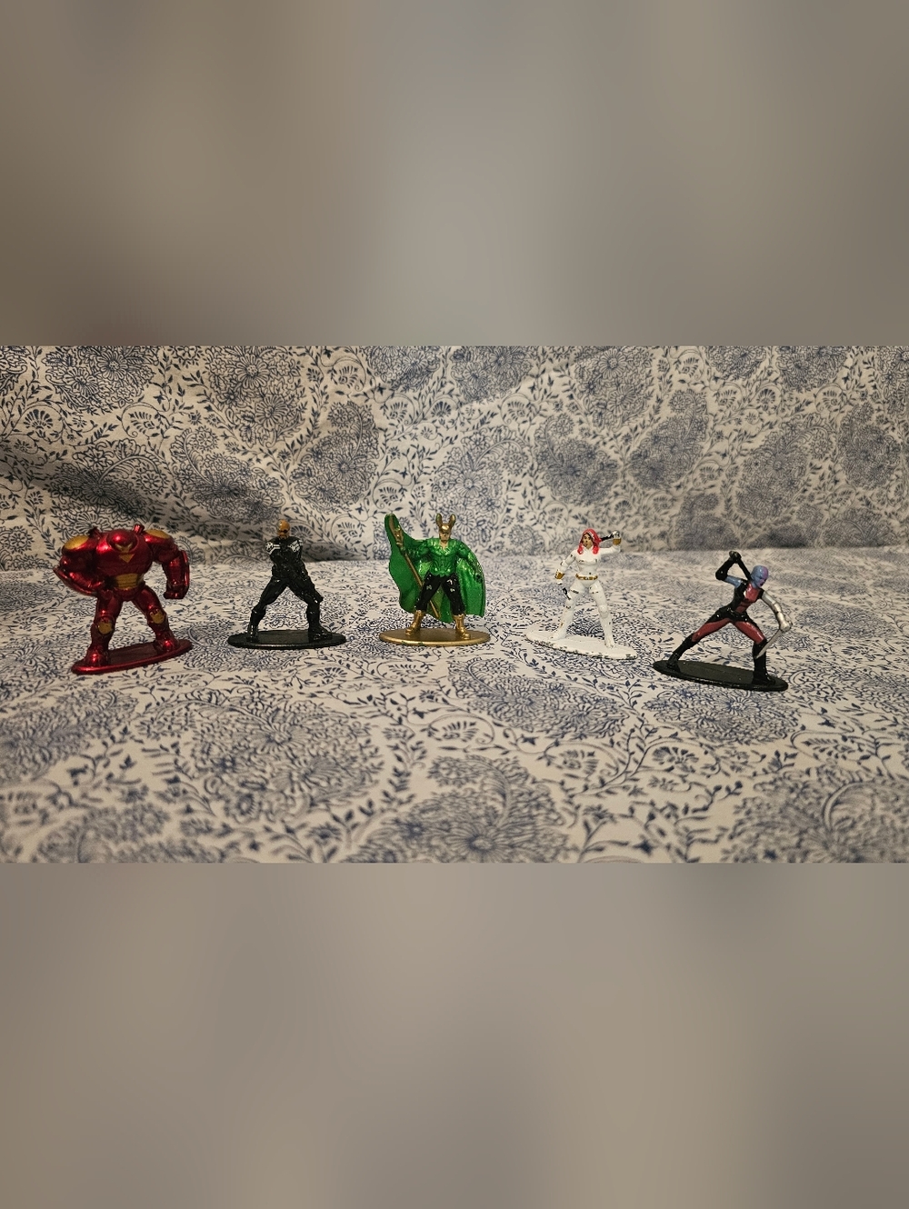 Nano Metalfigs Marvel Avengers 5 Piece Lot